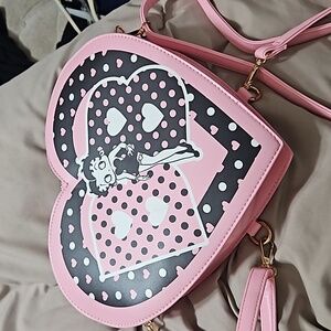 Betty Boop backpack purse